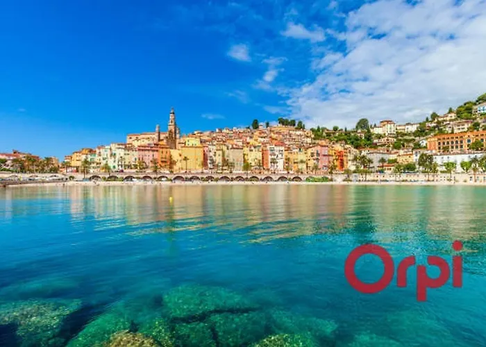 Climatise Avec Piscine Et Garage Securise A Menton, 4 Couchages - Fr-1-647-35 Apartmán Menton